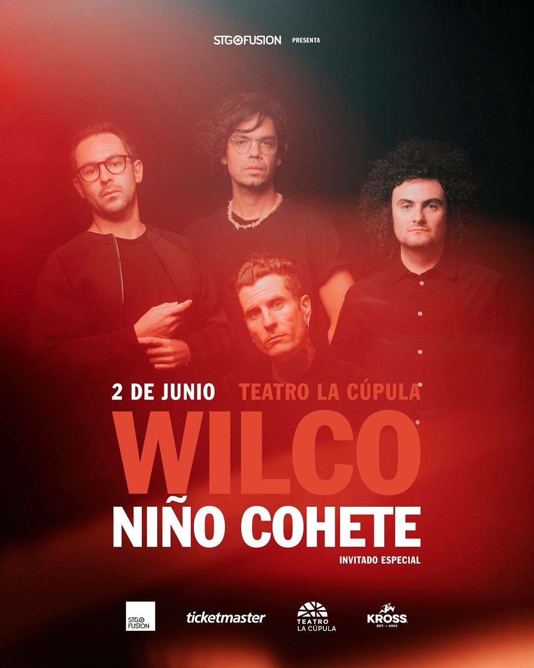 Niño Cohete estará en el regreso de Wilco a Chile
